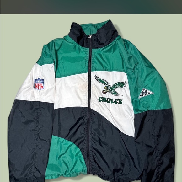 Pro Line Other - VINTAGE KELLY GREEN EAGLES GRAIN ZIP UP #eagles #vintagenfl #vintage